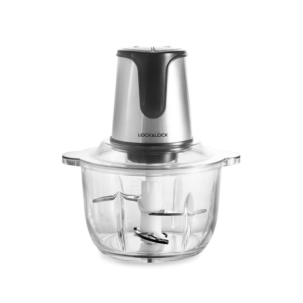 [Voucher 10% tối đa 300k] Máy Xay Thịt LocknLock 2L (Điện Áp 220V - 240V, 50/60Hz, Công Suất 300W) - Màu Xám - EJM171